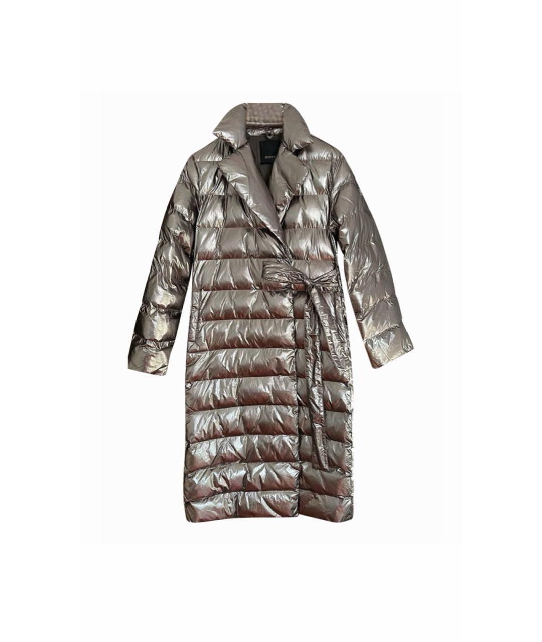 PINKO Серебрянный пуховик, фото 9