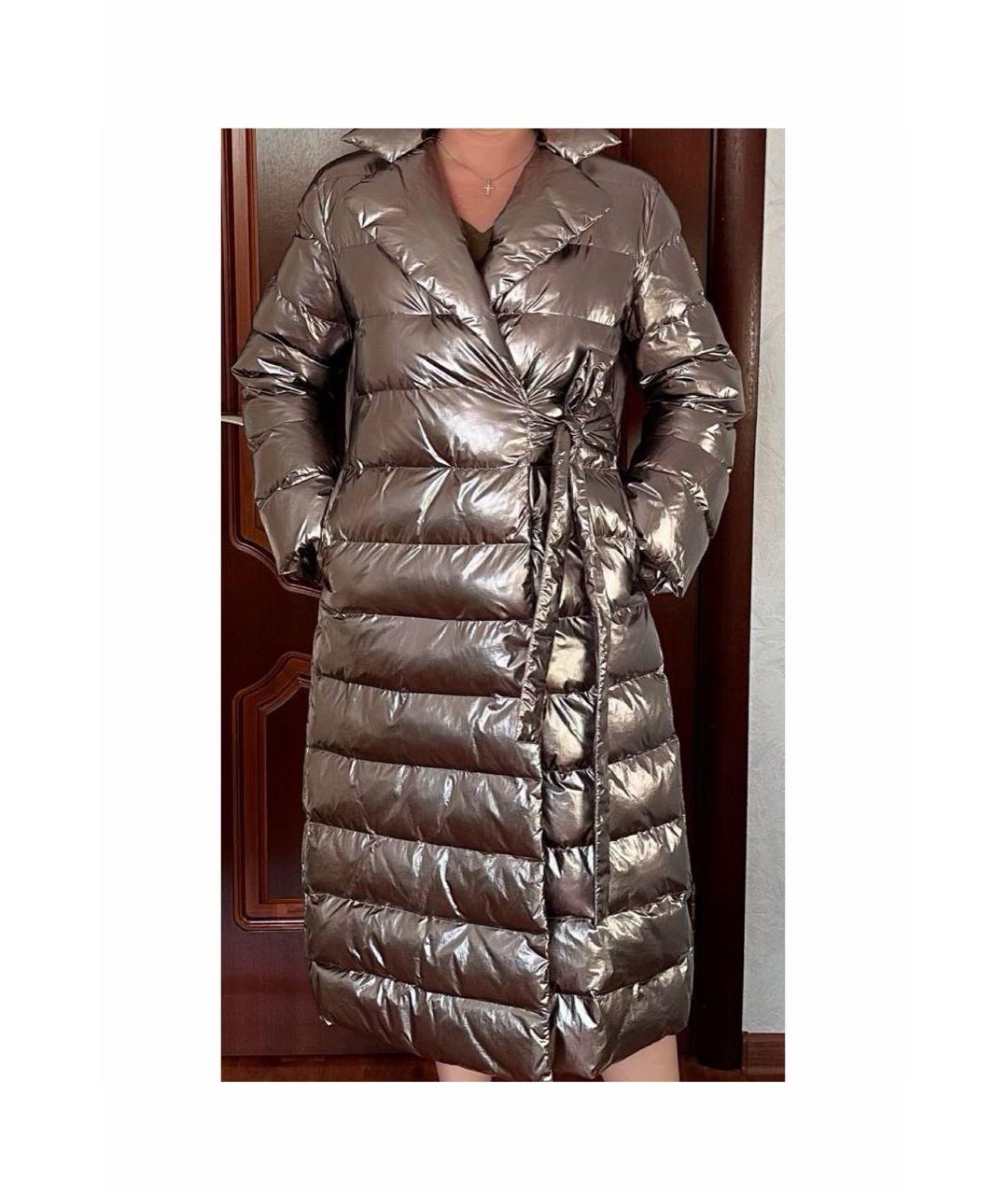 PINKO Серебрянный пуховик, фото 6