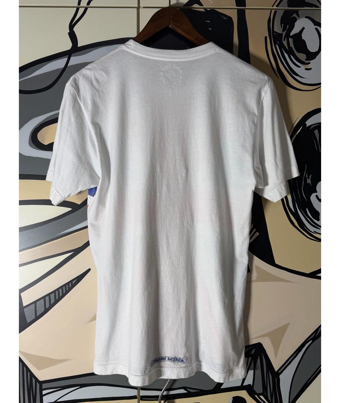 CHROME HEARTS Белая хлопковая футболка, фото 2