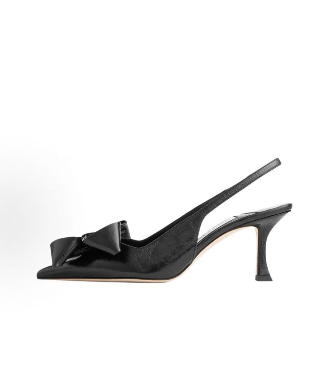 JIMMY CHOO Черные кожаные туфли, фото 5