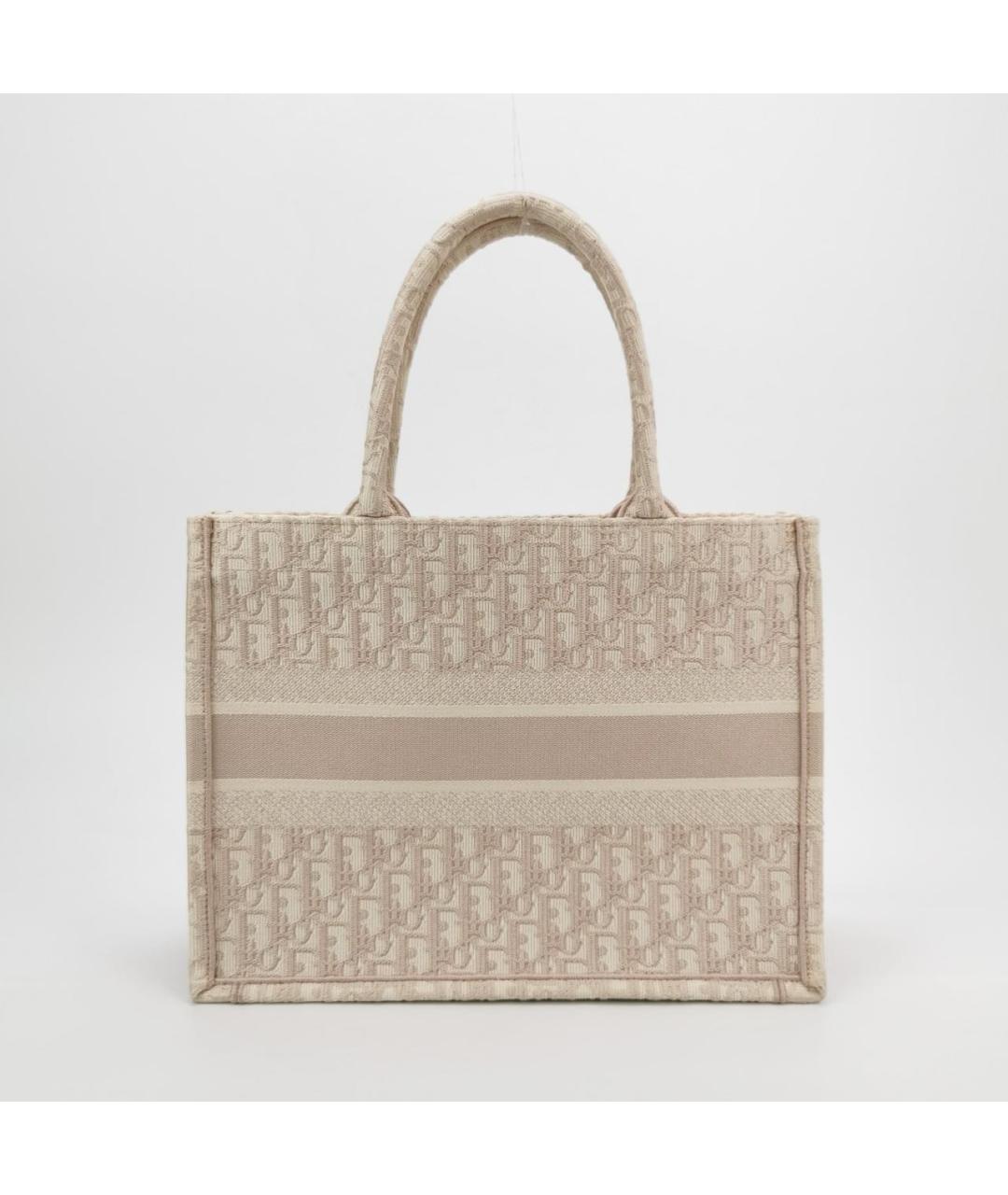 CHRISTIAN DIOR Розовая твидовая сумка тоут, фото 4