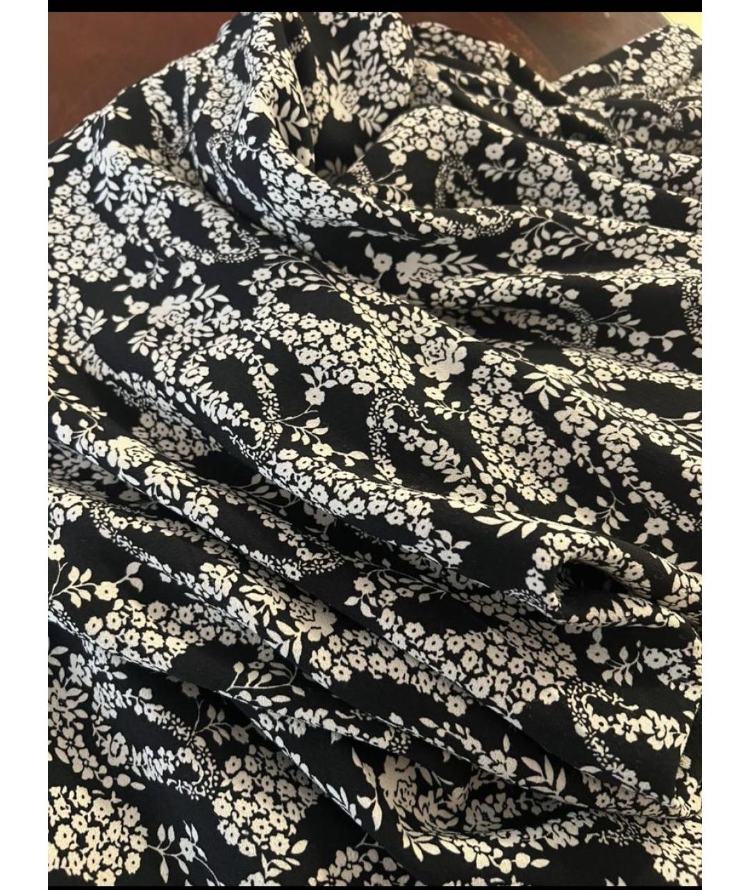 DOLCE&GABBANA Черное шелковое коктейльное платье, фото 4