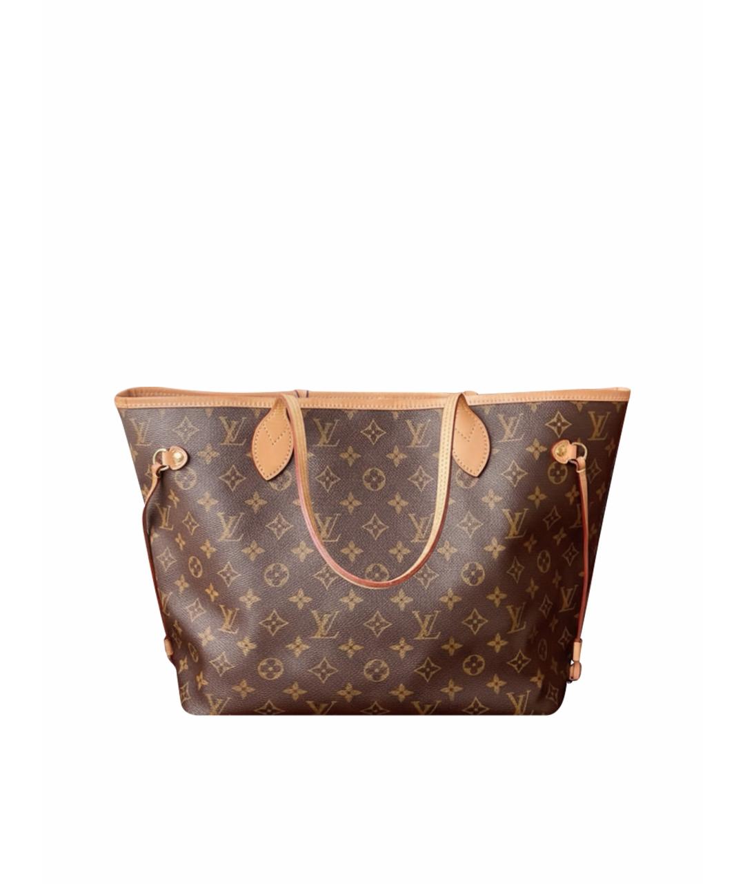 LOUIS VUITTON Коричневая сумка тоут, фото 1