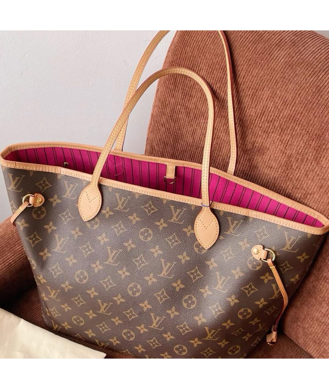 LOUIS VUITTON Коричневая сумка тоут, фото 2