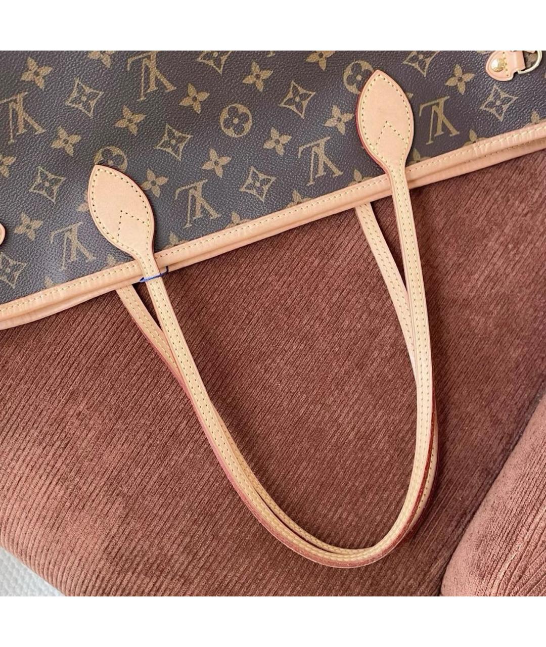 LOUIS VUITTON Коричневая сумка тоут, фото 5