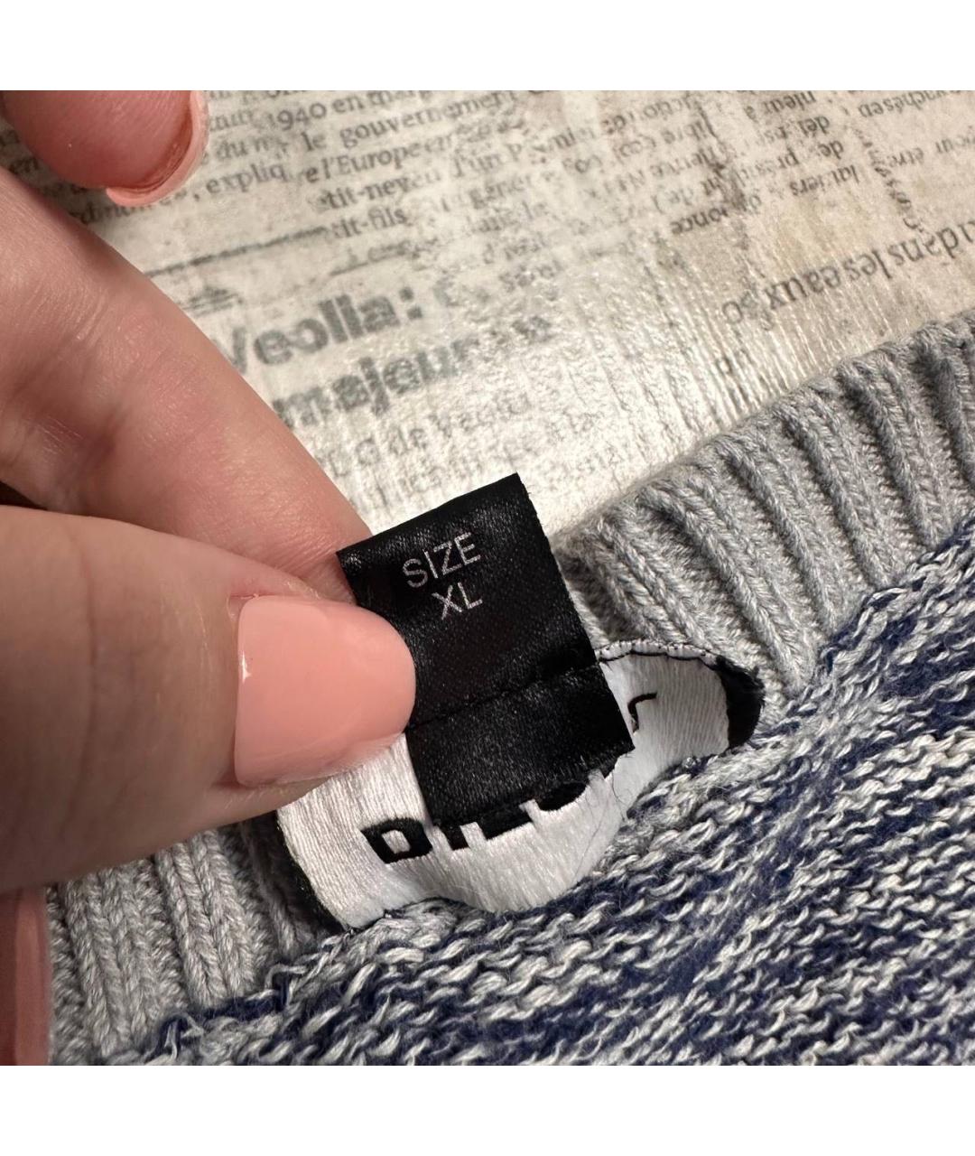 DIESEL Мульти хлопковый джемпер / свитер, фото 4