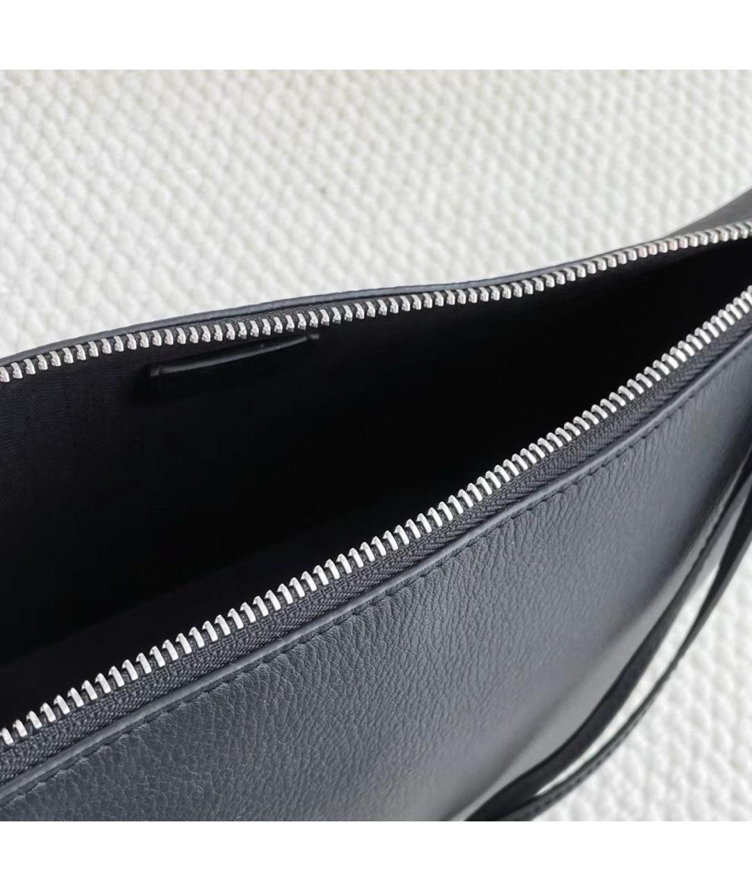 LOEWE Черная кожаная сумка тоут, фото 7