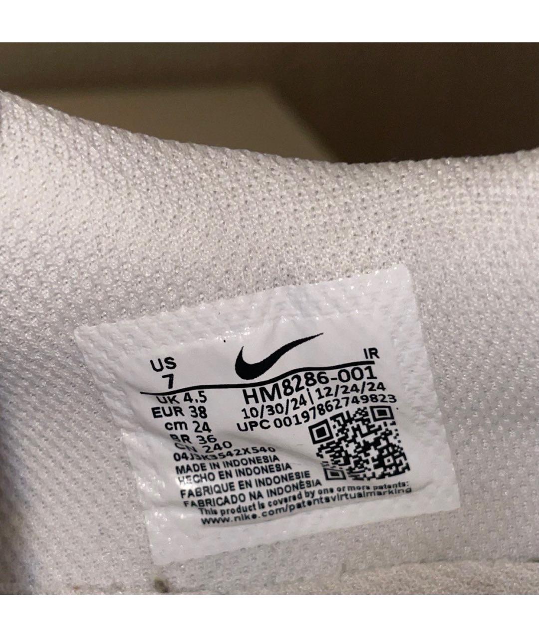 NIKE Белые кроссовки из искусственной кожи, фото 7