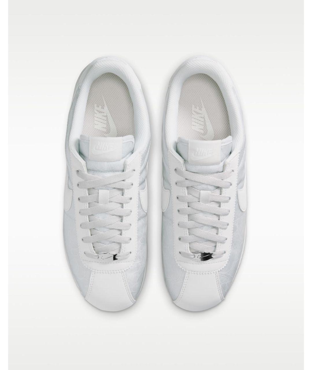 NIKE Белые кроссовки из искусственной кожи, фото 3