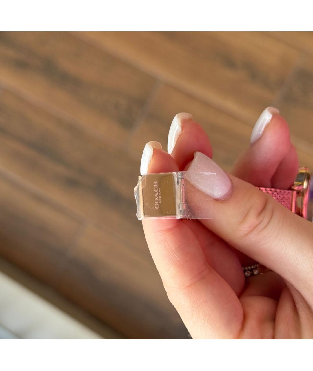 COACH Золотые часы, фото 6