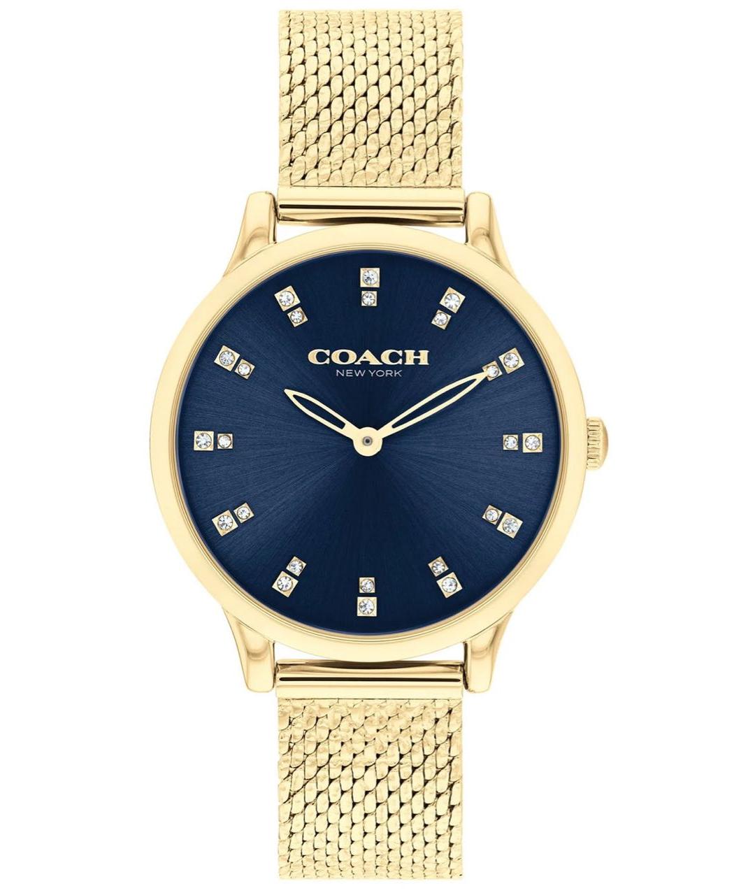 COACH Золотые часы, фото 1