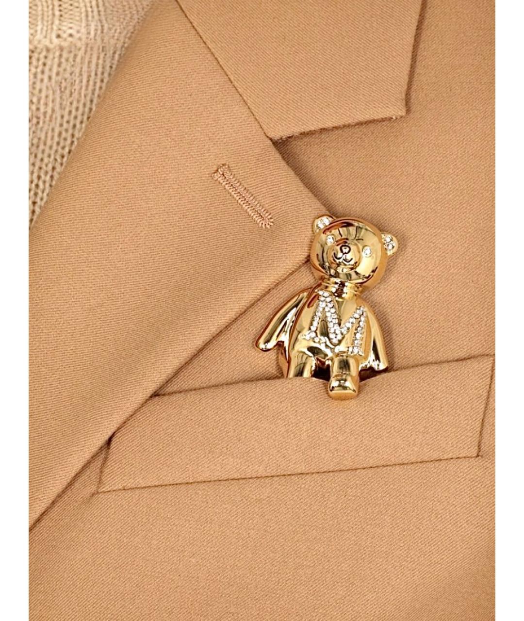 MAX MARA Золотая металлическая булавка / брошь, фото 5