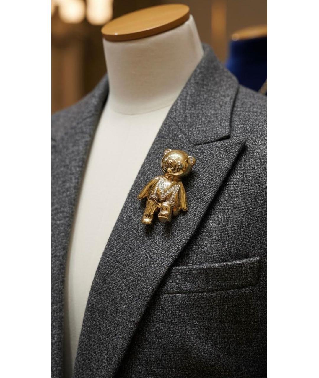 MAX MARA Золотая металлическая булавка / брошь, фото 2