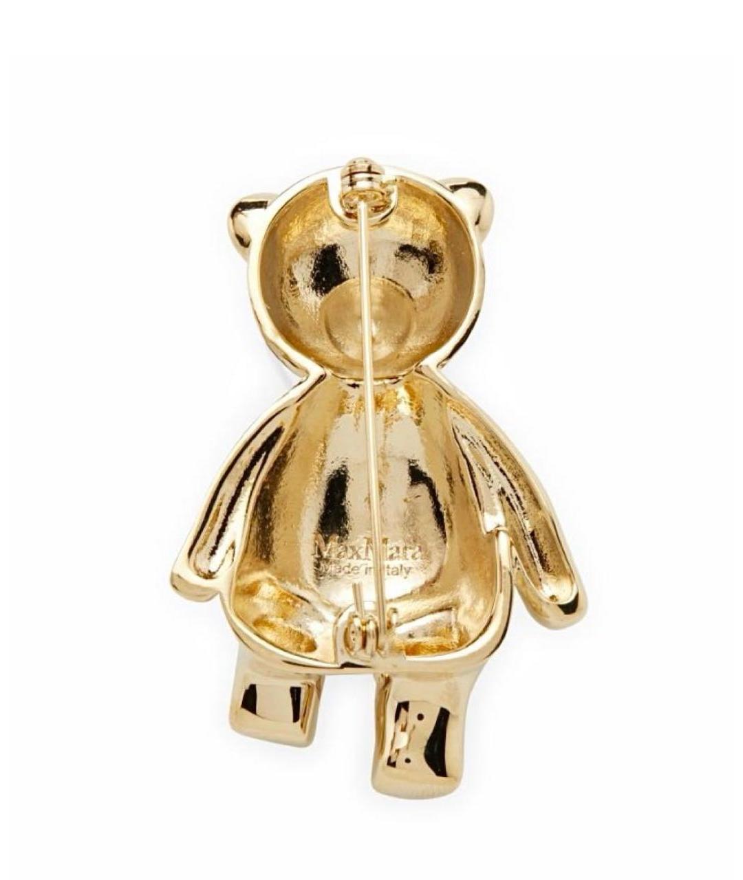 MAX MARA Золотая металлическая булавка / брошь, фото 3