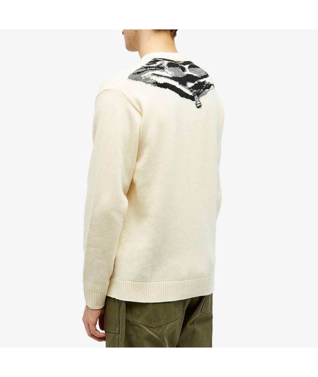 CP COMPANY Белый шерстяной джемпер / свитер, фото 3