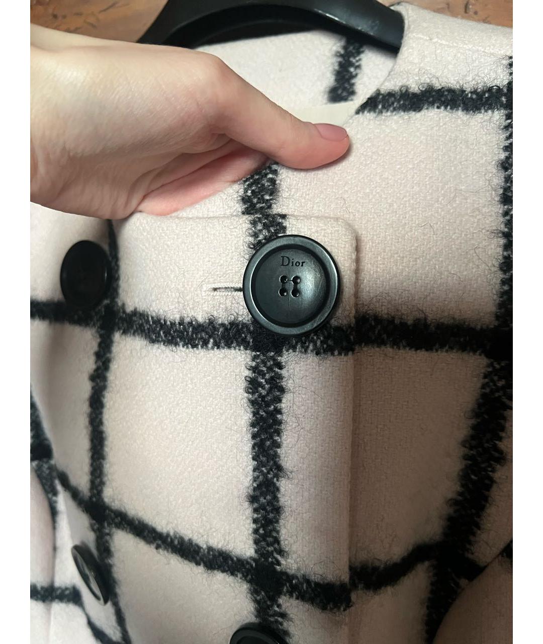 CHRISTIAN DIOR Розовый шерстяной жакет/пиджак, фото 5