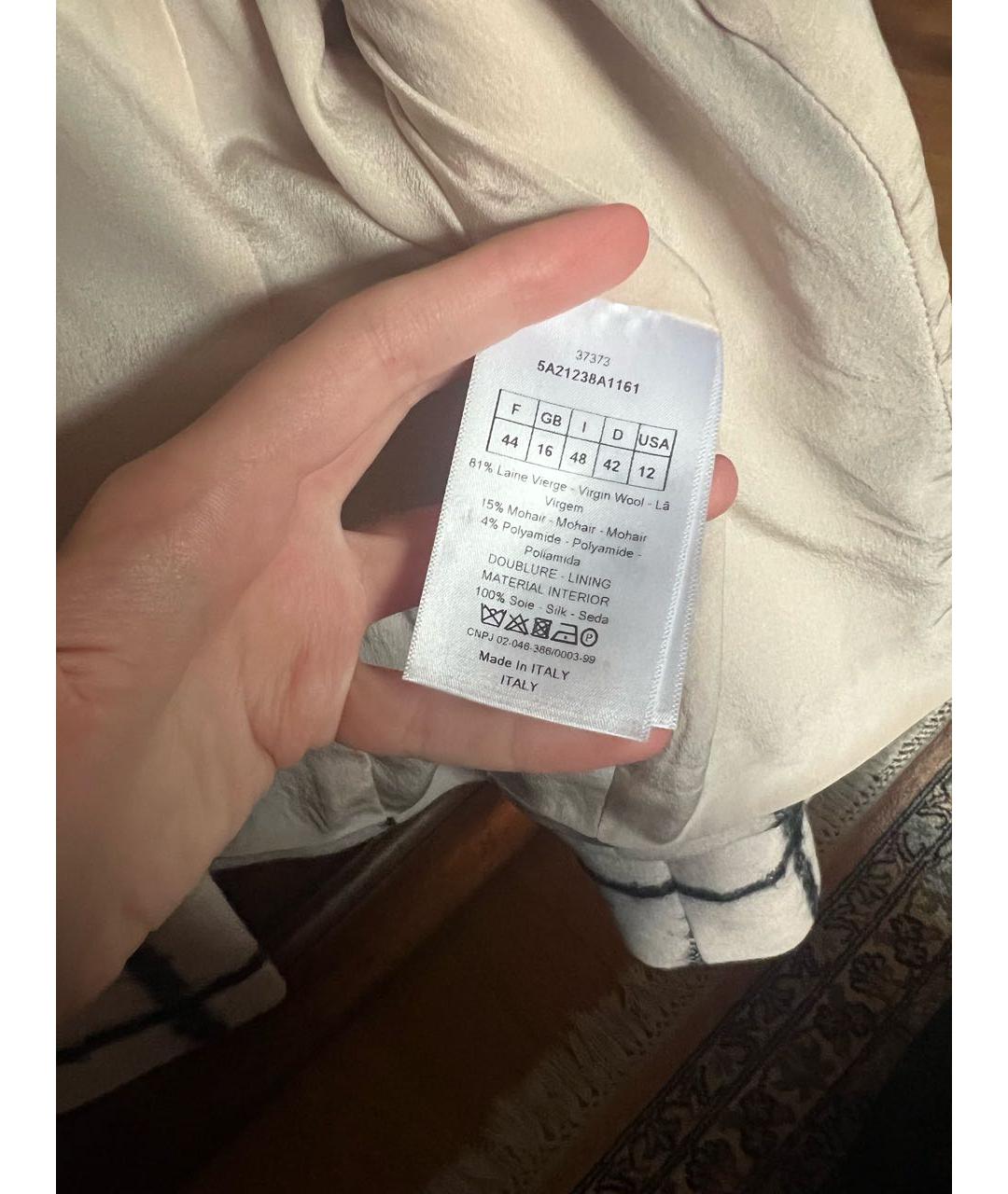 CHRISTIAN DIOR Розовый шерстяной жакет/пиджак, фото 7