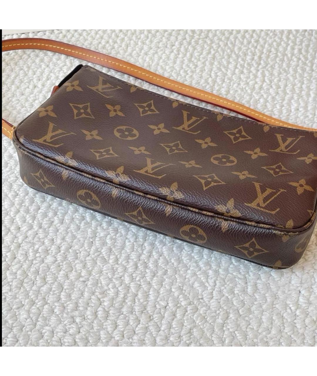 LOUIS VUITTON Коричневая сумка через плечо, фото 4