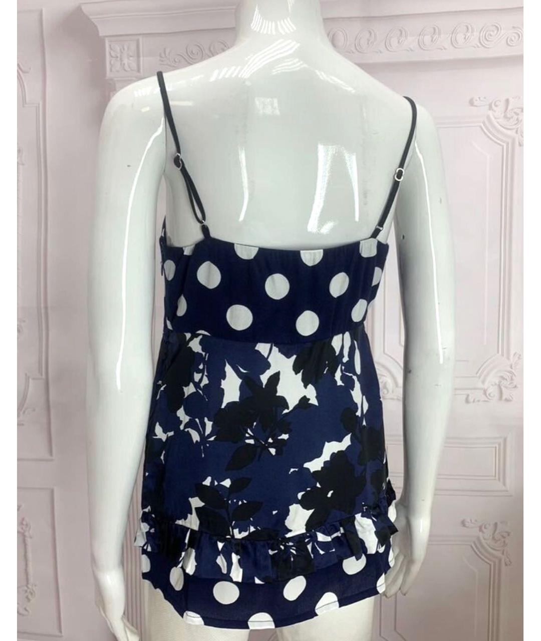 LIVIANA CONTI Темно-синяя вискозная майка, фото 6