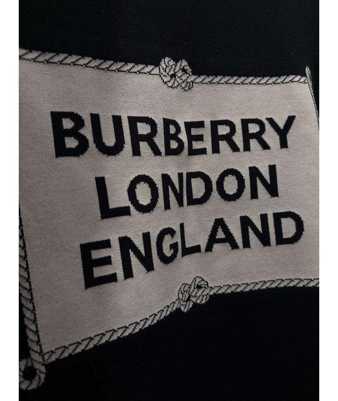 BURBERRY Черный шерстяной джемпер / свитер, фото 3