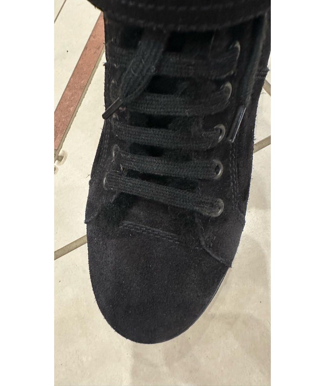 PRADA Черные замшевые ботинки, фото 7