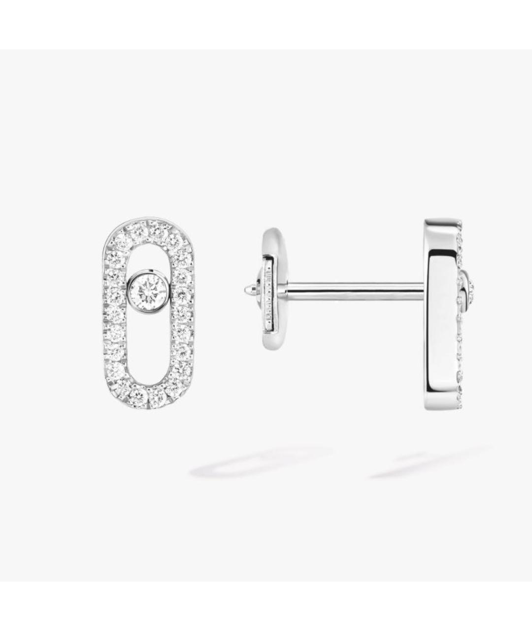 MESSIKA Серебряные серьги из белого золота, фото 3