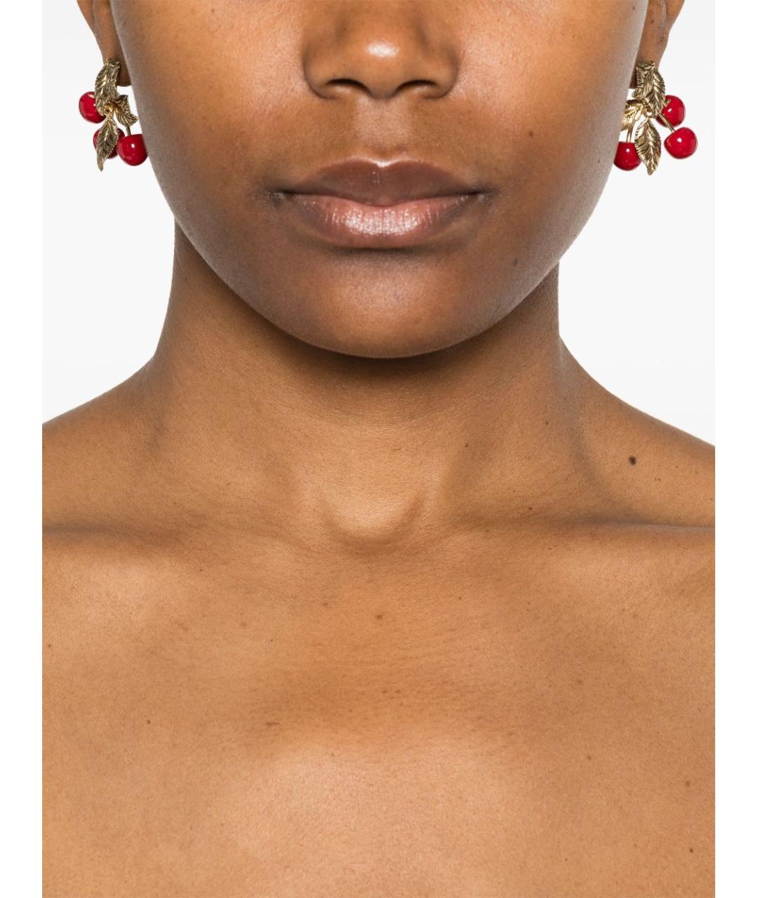 SAINT LAURENT Золотые серьги, фото 2