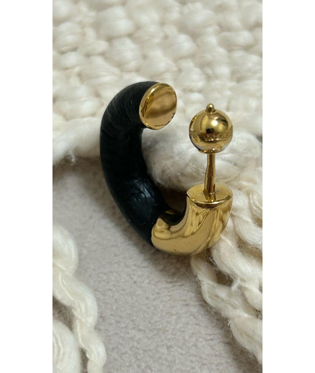 BURBERRY Золотые латунные серьги, фото 6