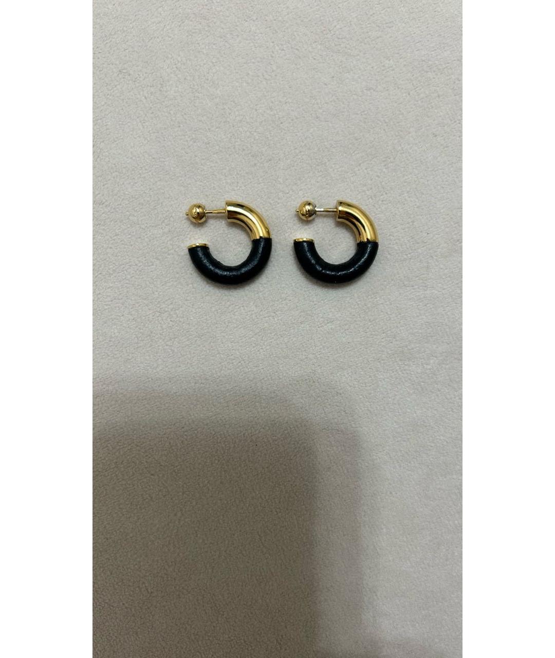 BURBERRY Золотые латунные серьги, фото 3