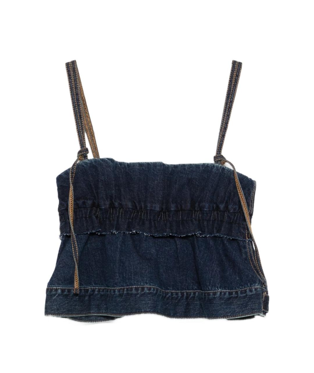 SACAI Синяя хлопковая майка, фото 1