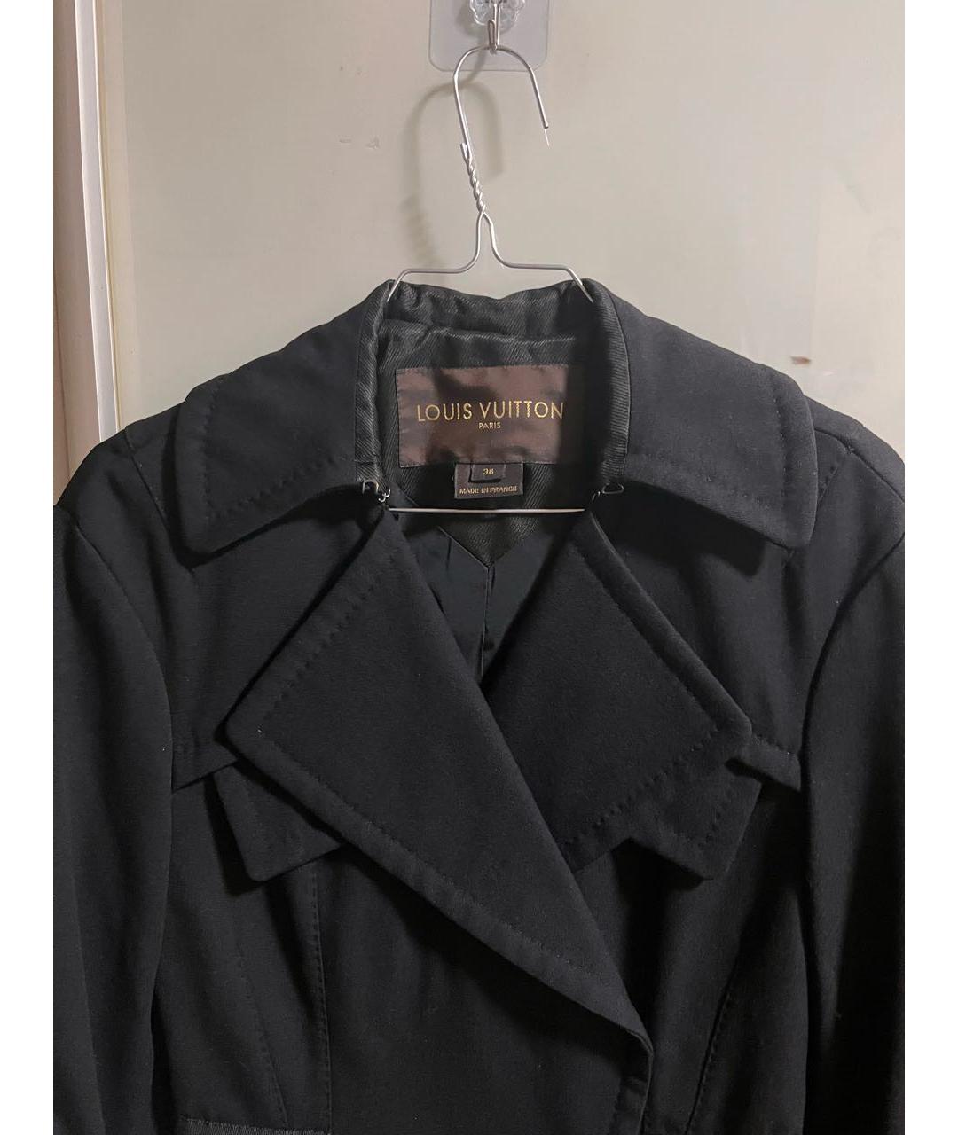 LOUIS VUITTON Черный шерстяной костюм с брюками, фото 2