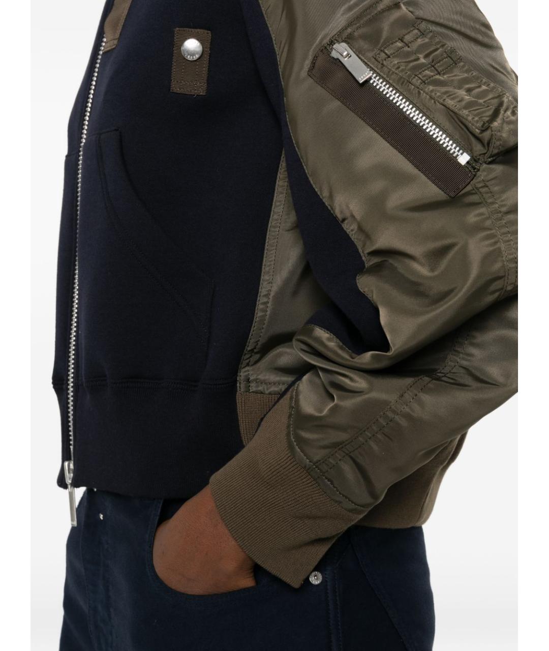 SACAI Хаки хлопковая куртка, фото 3