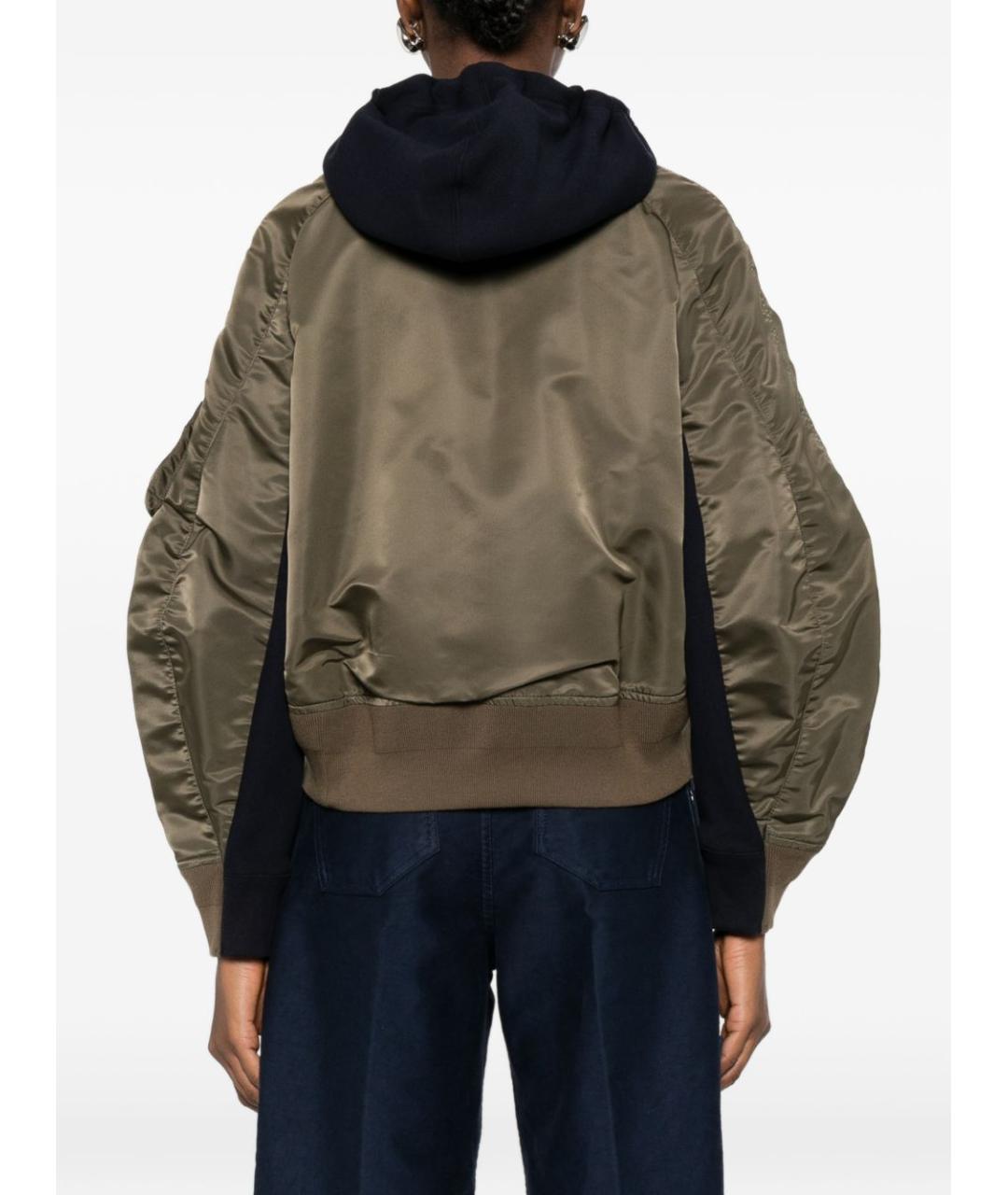 SACAI Хаки хлопковая куртка, фото 2