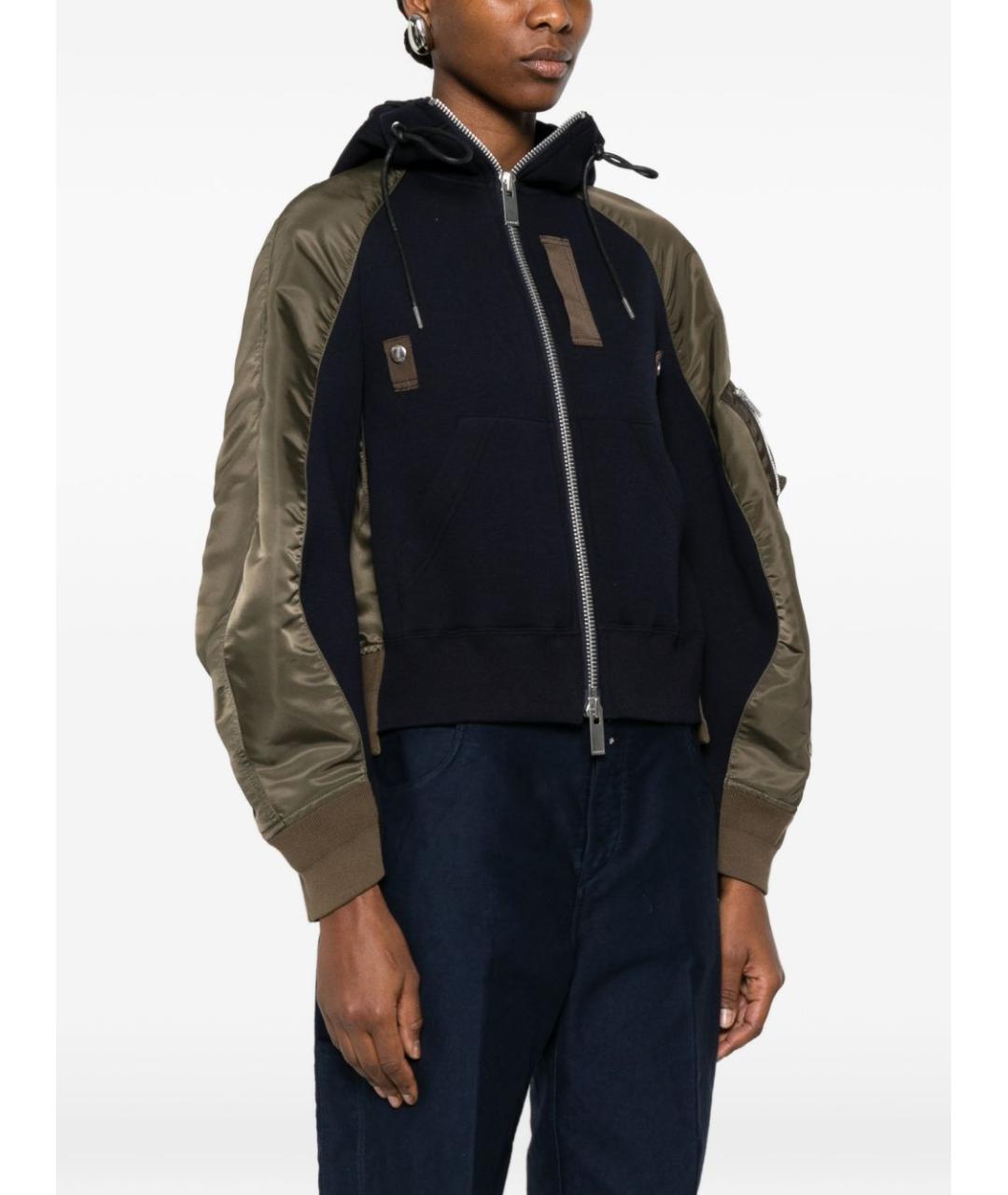 SACAI Хаки хлопковая куртка, фото 4