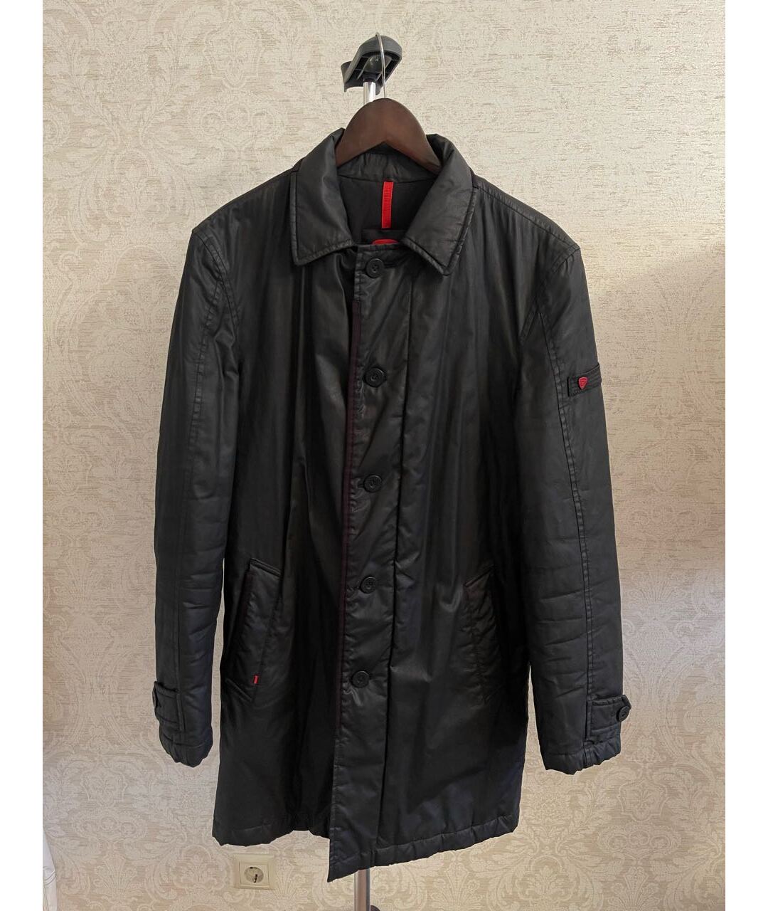STRELLSON Черная полиуретановая куртка, фото 6