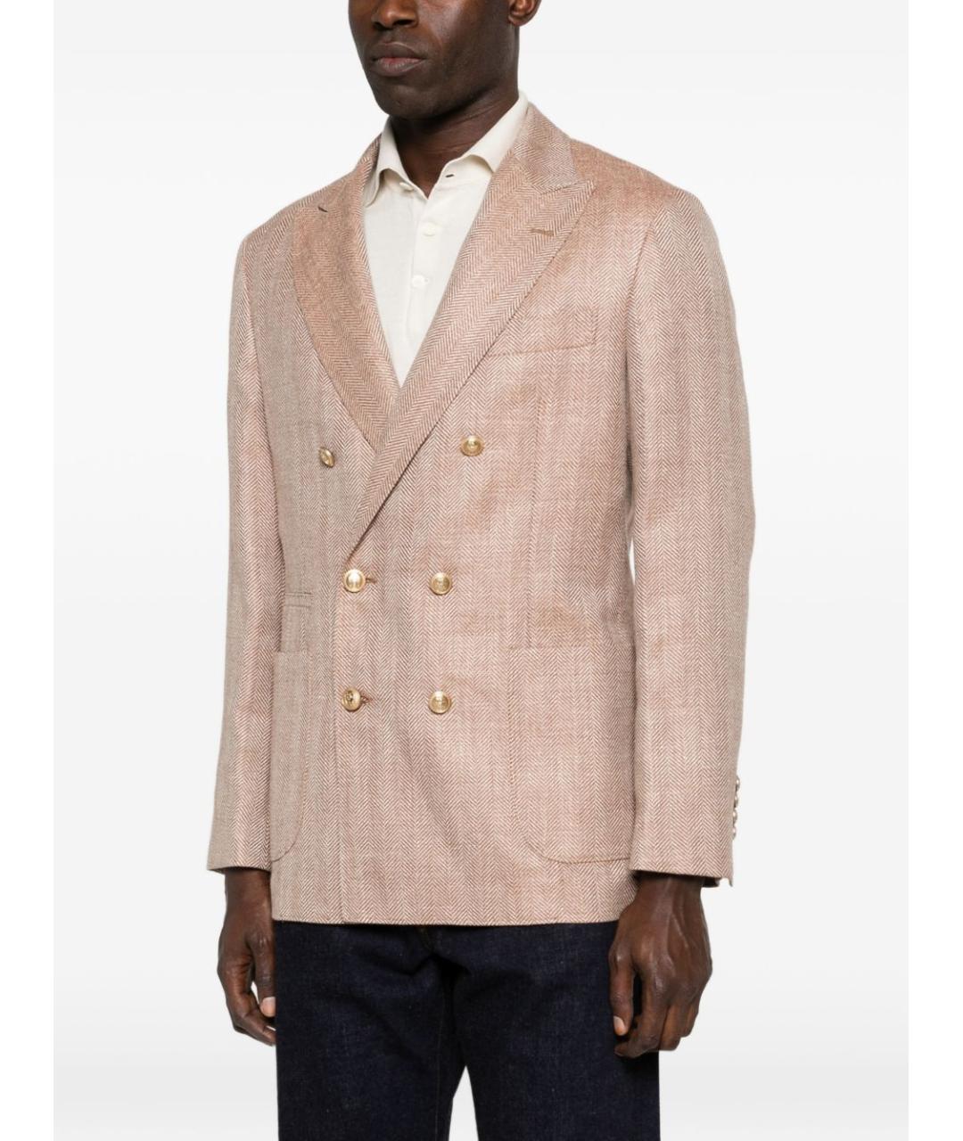 BRUNELLO CUCINELLI Розовый пиджак, фото 4