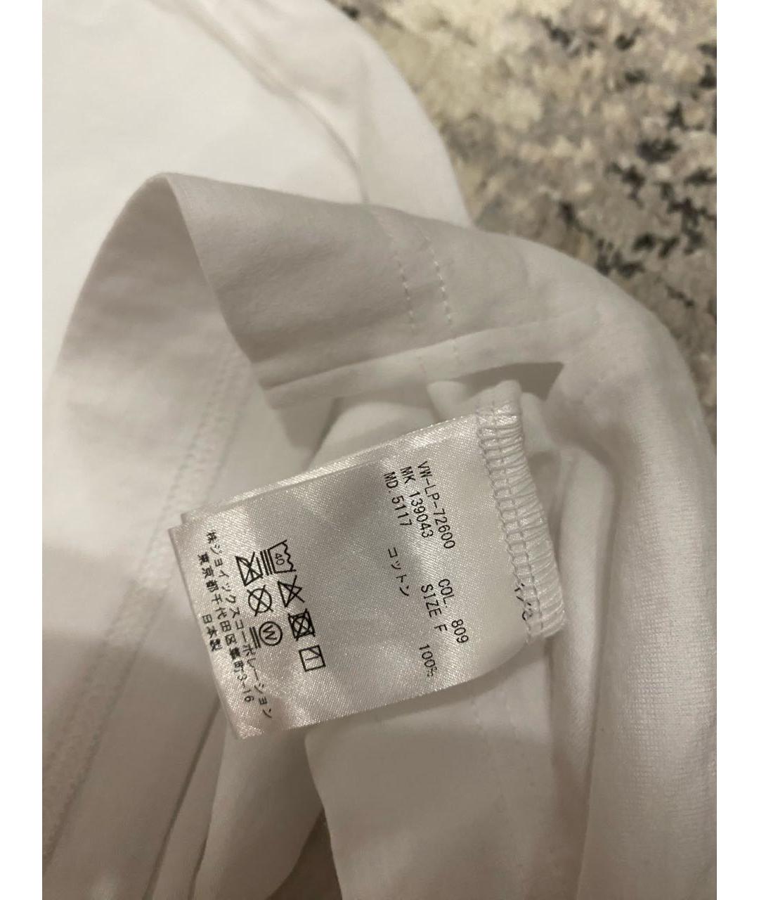 VIVIENNE WESTWOOD Белая хлопковая футболка, фото 2