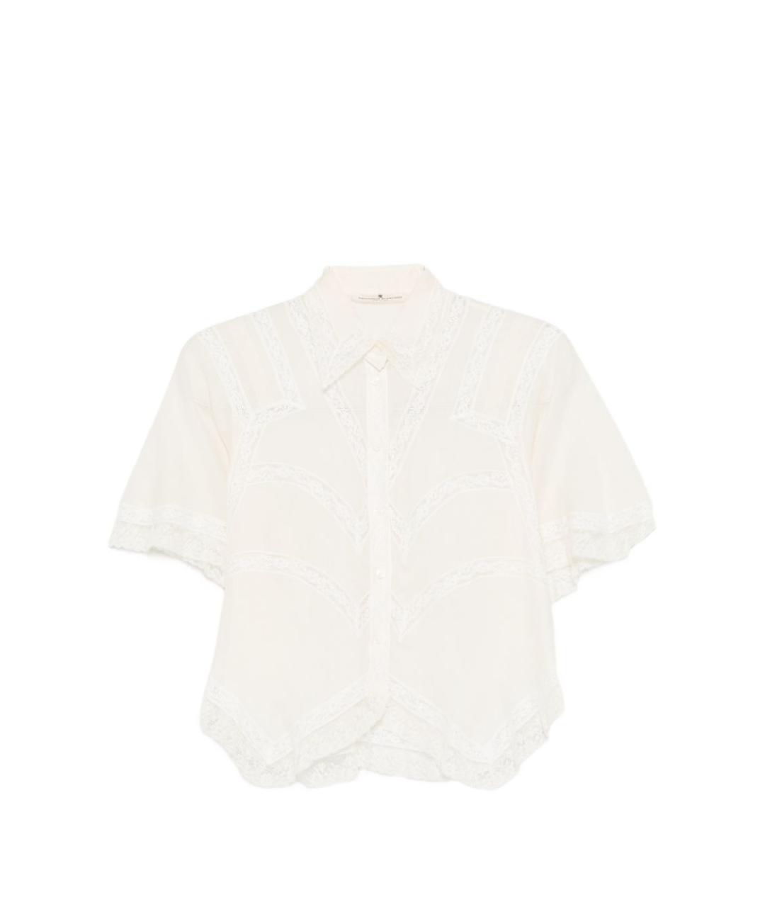 ERMANNO SCERVINO Белая хлопковая рубашка, фото 1