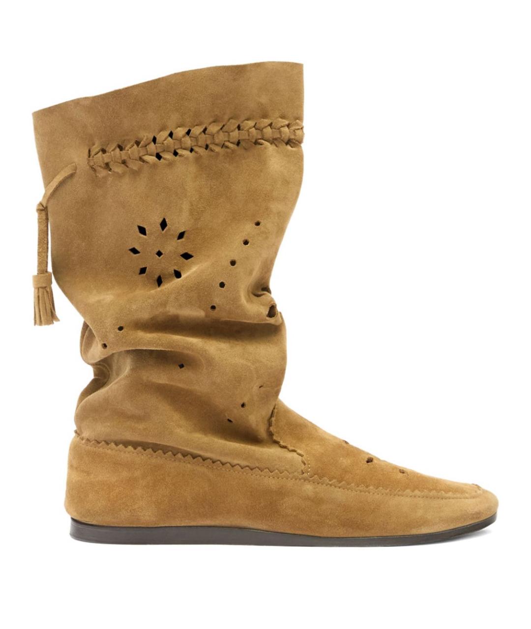 ISABEL MARANT Серые замшевые сапоги, фото 1