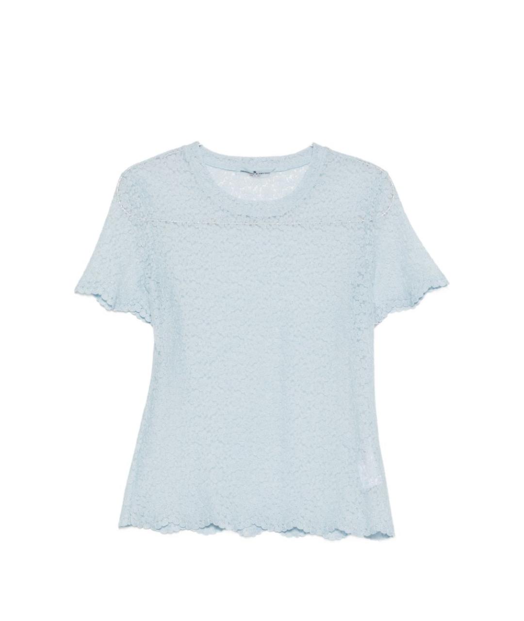 ERMANNO SCERVINO Голубая футболка, фото 1