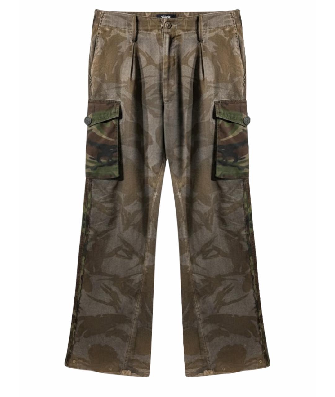 PROTOTYPES Мульти хлопковые повседневные брюки, фото 1