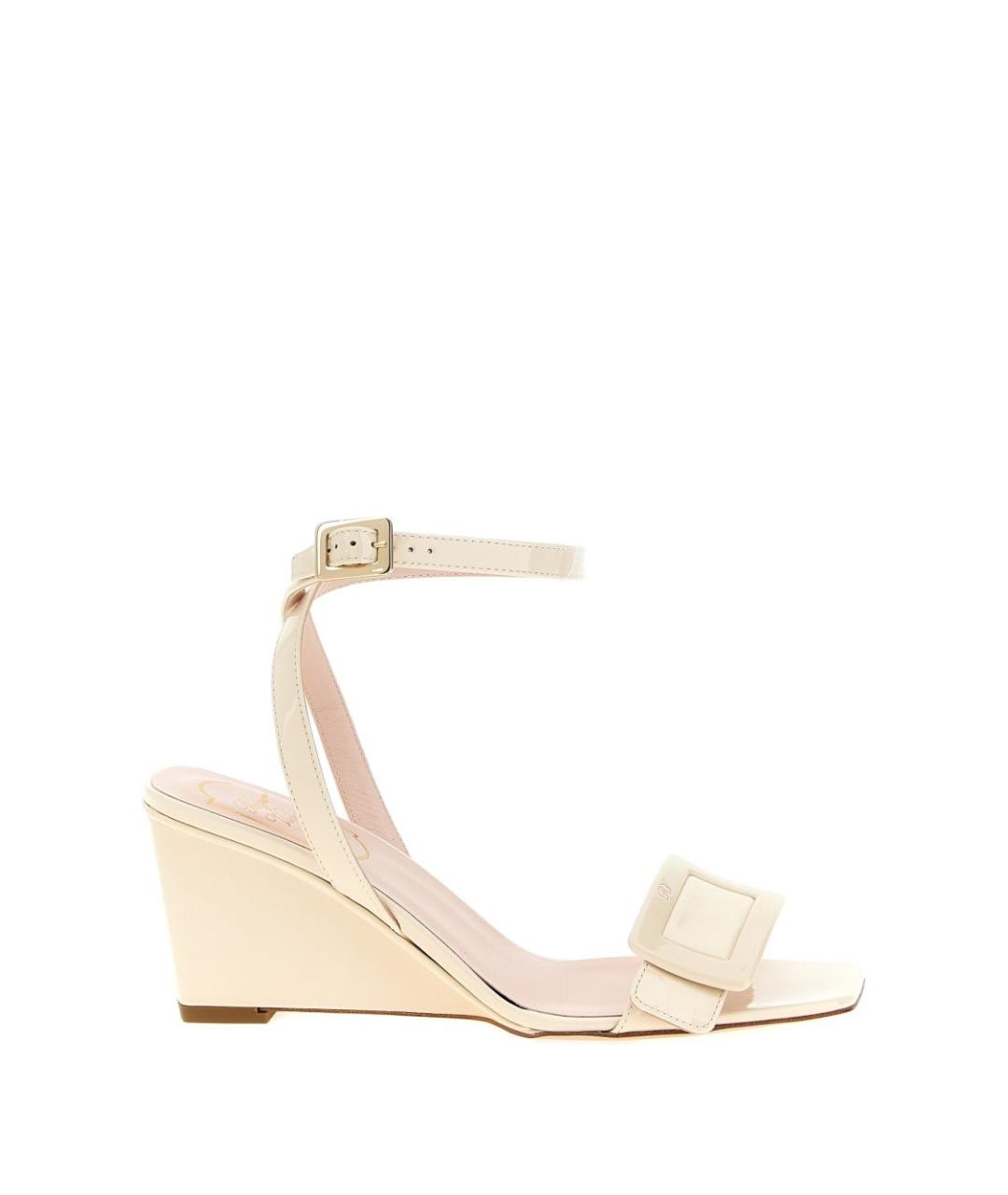 ROGER VIVIER Белые босоножки, фото 1