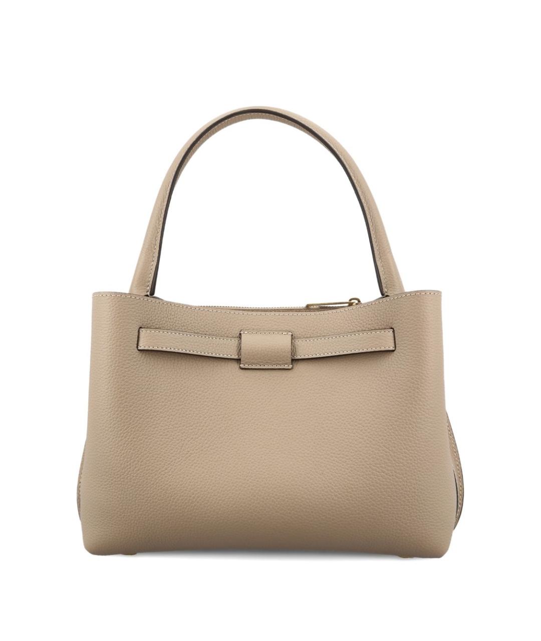 TOD'S Коричневая кожаная сумка тоут, фото 2