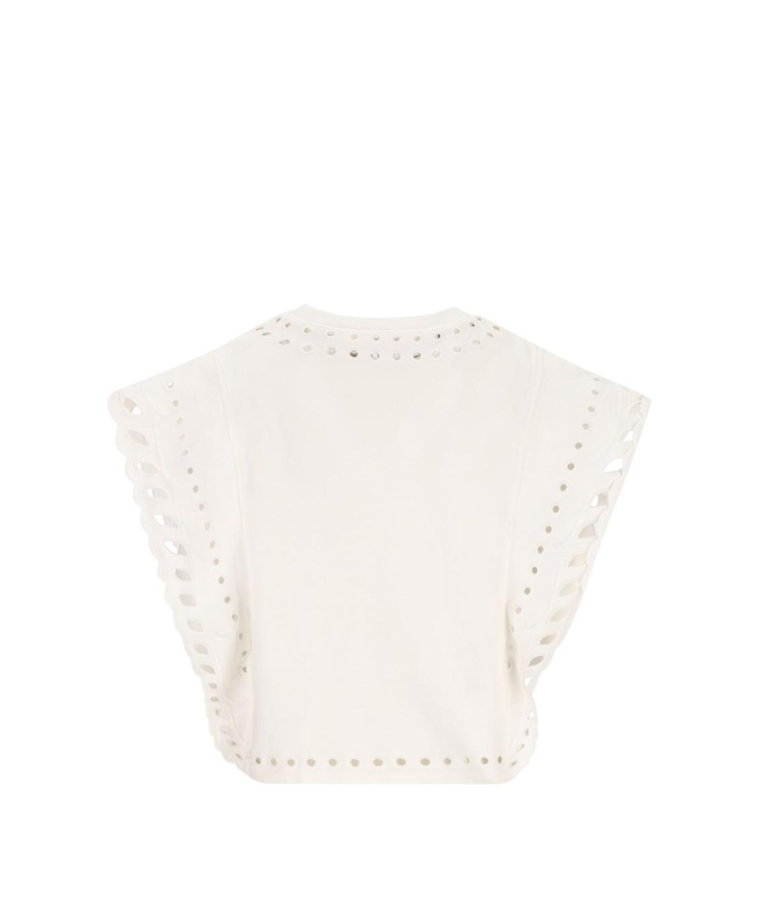 ISABEL MARANT ETOILE Бежевая хлопковая майка, фото 2