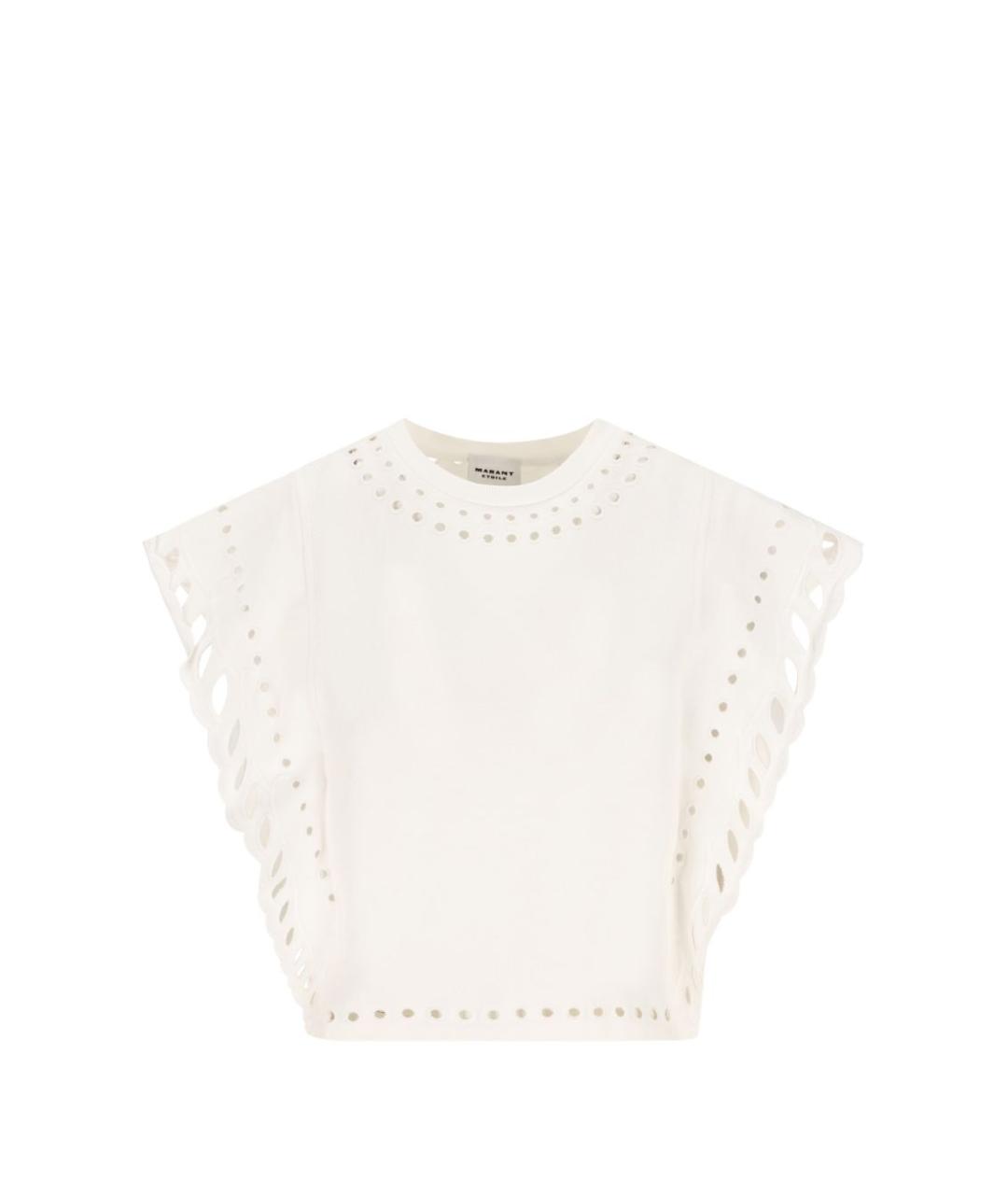 ISABEL MARANT ETOILE Бежевая хлопковая майка, фото 1