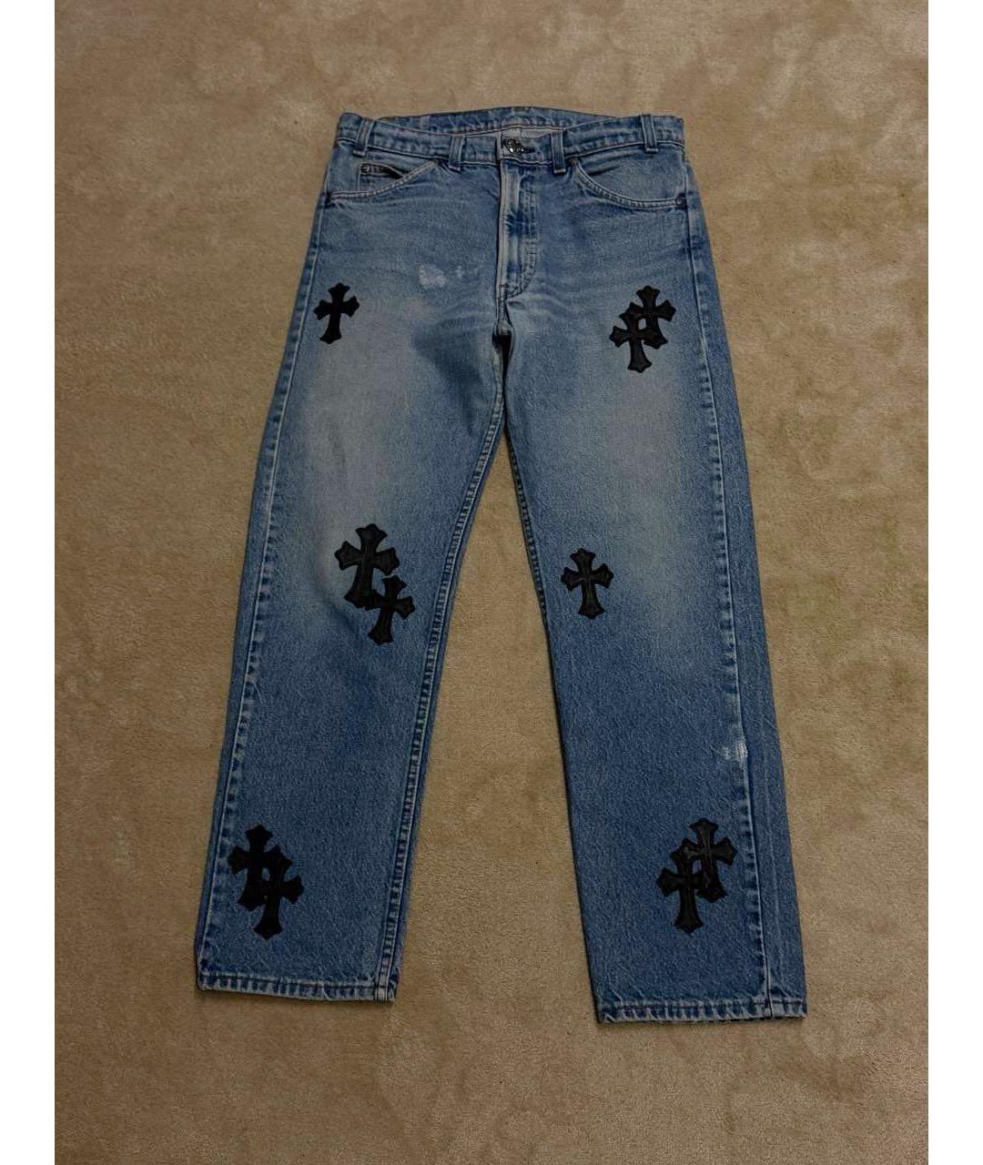 CHROME HEARTS Прямые джинсы, фото 3