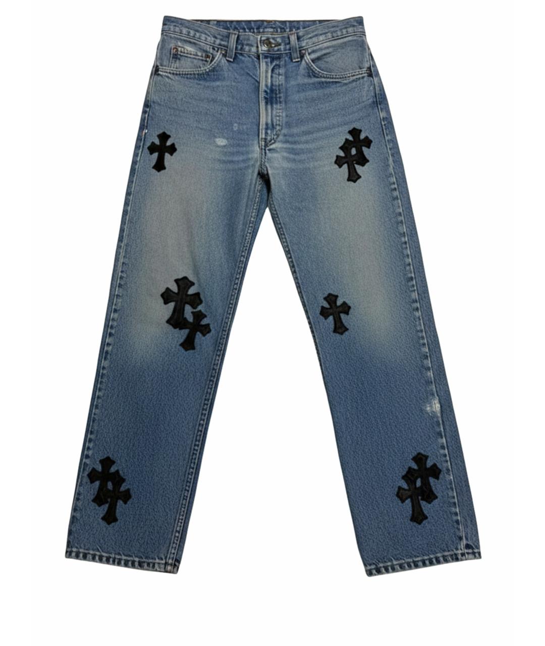 CHROME HEARTS Прямые джинсы, фото 1