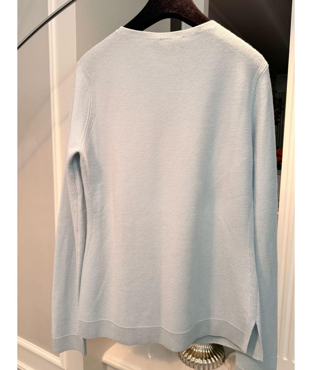 LORO PIANA Голубой кашемировый джемпер / свитер, фото 2