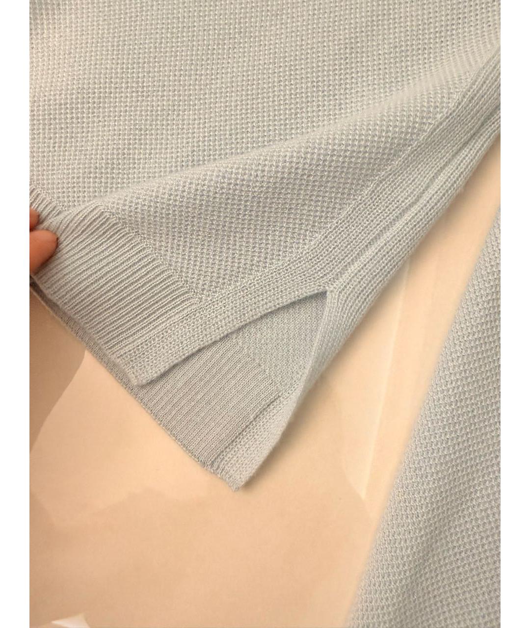 LORO PIANA Голубой кашемировый джемпер / свитер, фото 5