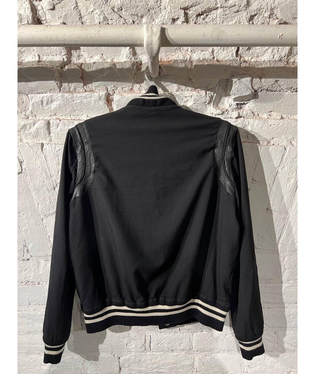 SAINT LAURENT Черная куртка, фото 2